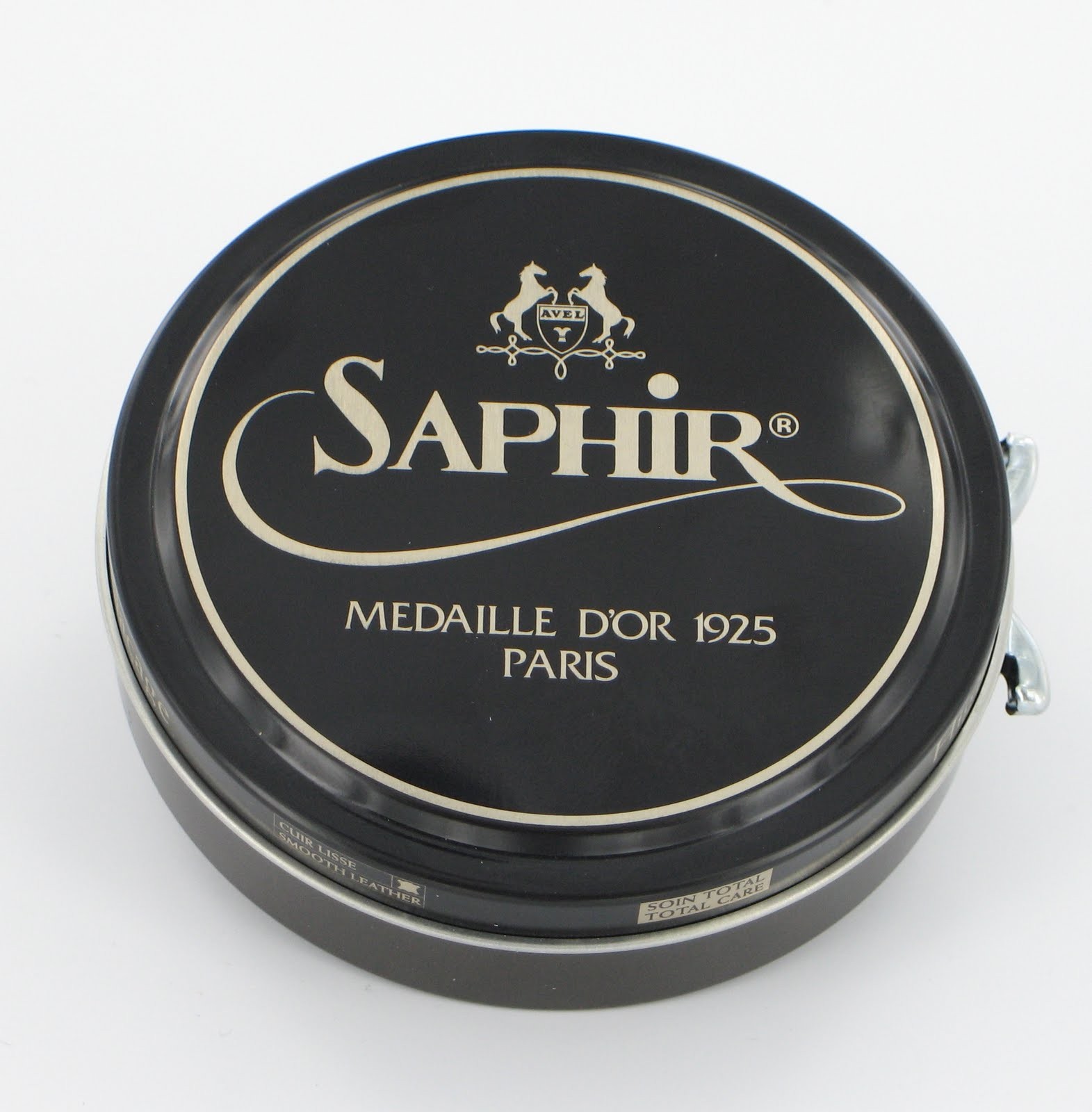 Cirage pâte luxe SAPHIR bleu marine boîte 50ML